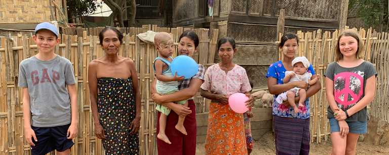 Mes vacances de petite fille au Myanmar