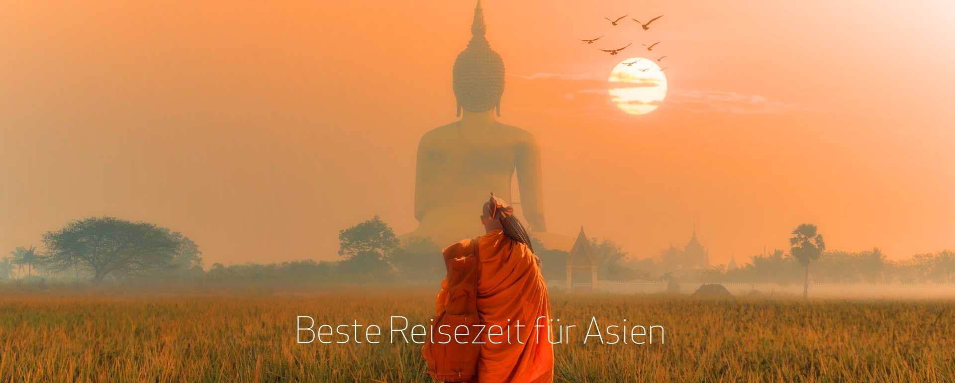 Beste Reisezeit für Asien