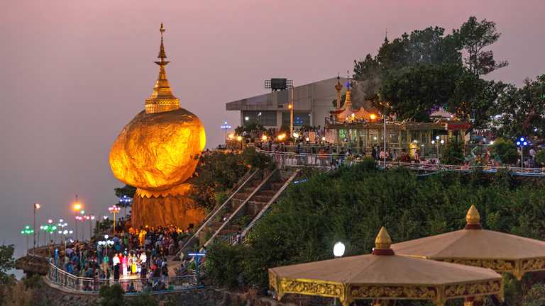 Golden Rock in Myanmar