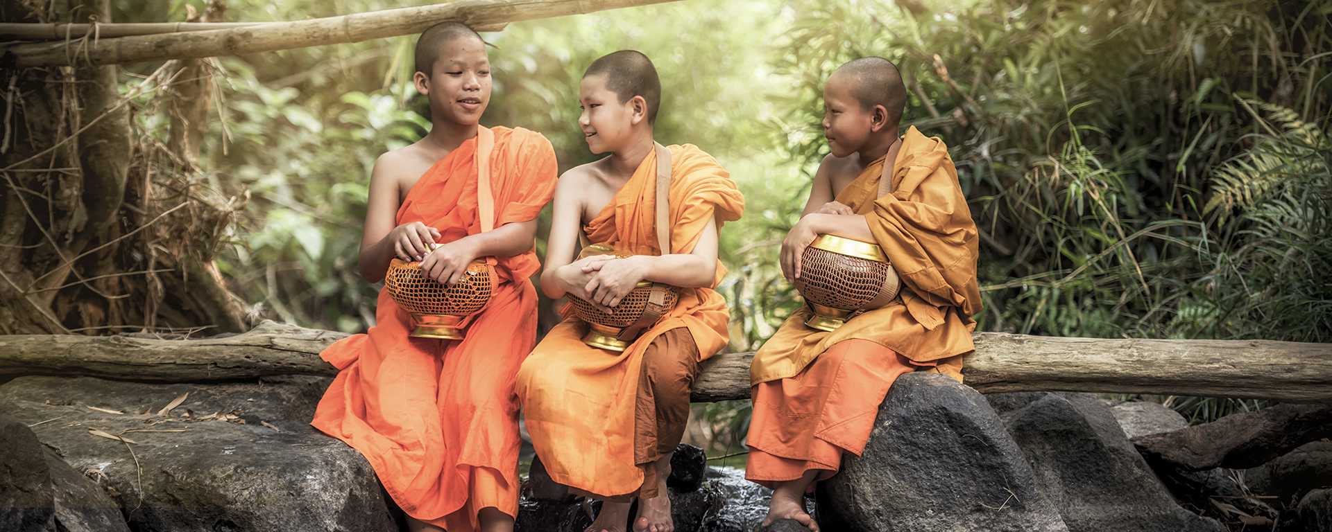 Novice Monk in Thailand